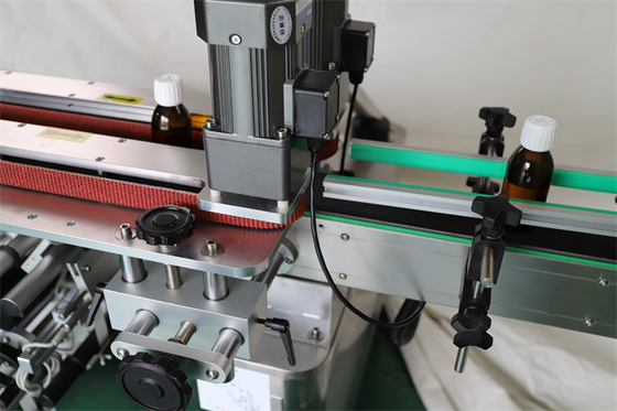 Bottom Automatic Vertical Sticker Labeling Machine , Stationery Sticker Applicator Machine