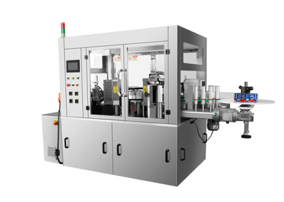 Straight Wrap Around Fully Automatic Bottle Labeling Machine OPP Sticker Applicator