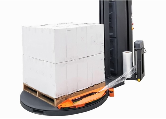 3-12rpm Pressurized Pallet Wrapping Machine 25 Load/H Automatic Skid Wrapper